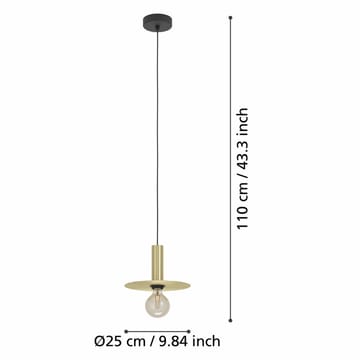 Taklampe Escandell - 25 cm - Belysning - Innendørsbelysning & Lamper - Taklampe - Pendellamper & Hengelamper