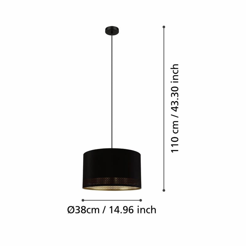 Taklampe Esteperra - 38 cm - Belysning - Innendørsbelysning & Lamper - Taklampe - Pendellamper & Hengelamper