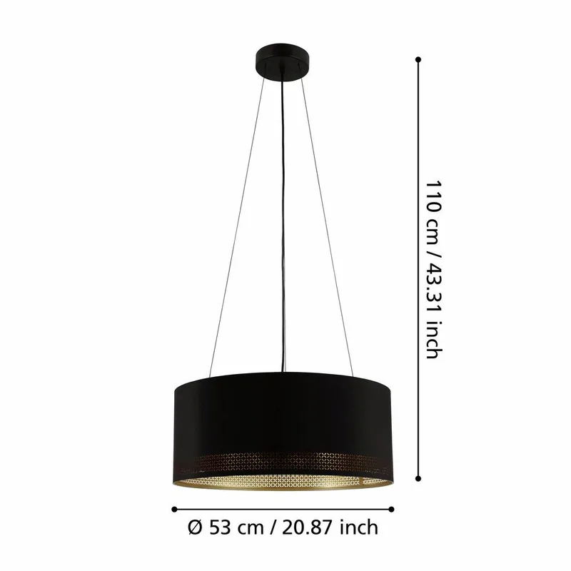 Taklampe Esteperra med 3 lamper - 53 cm - Belysning - Innendørsbelysning & Lamper - Taklampe - Pendellamper & Hengelamper