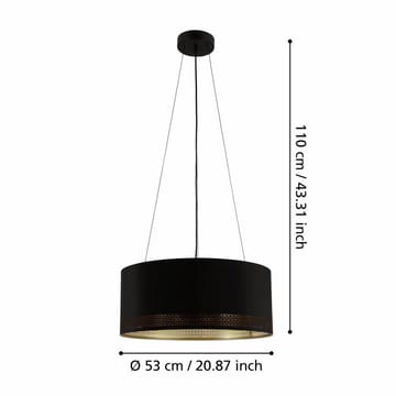 Taklampe Esteperra med 3 lamper - 53 cm - Belysning - Innendørsbelysning & Lamper - Taklampe - Pendellamper & Hengelamper