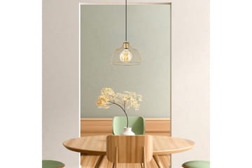 Taklampe Gertie Skinnende Gull - Gull - Belysning - Innendørsbelysning & Lamper - Taklampe - Pendellamper & Hengelamper