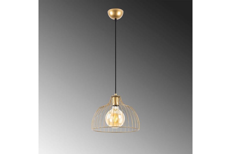 Taklampe Gertie Skinnende Gull - Gull - Belysning - Innendørsbelysning & Lamper - Taklampe - Pendellamper & Hengelamper