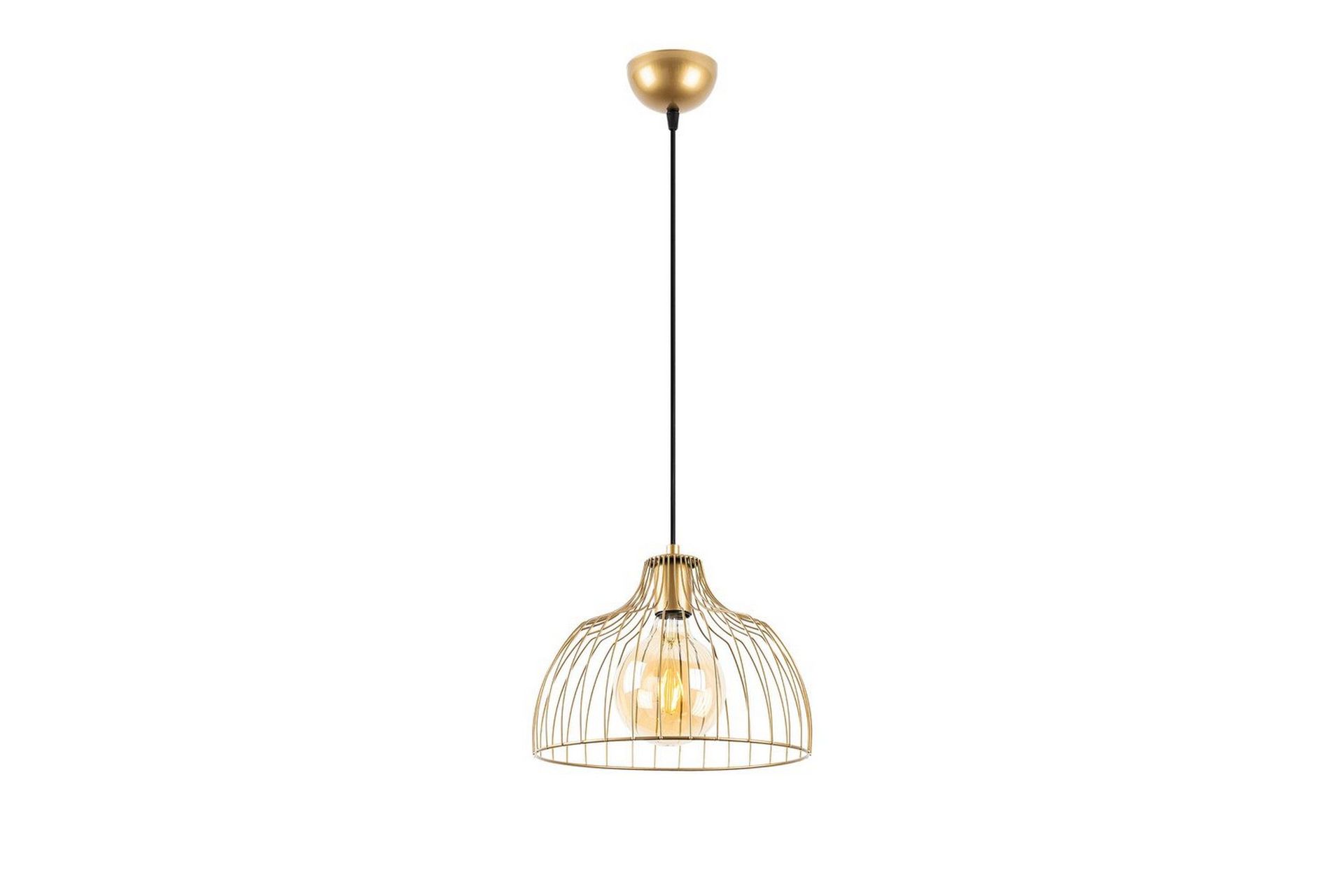 Taklampe Gertie Skinnende Gull - Gull