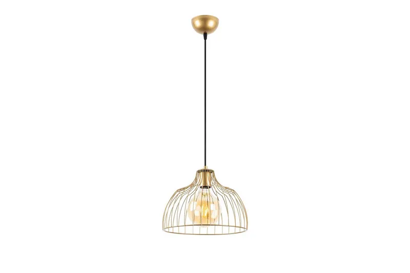 Taklampe Gertie Skinnende Gull, Gull
