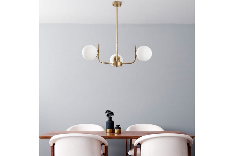 Taklampe Gevir Gull - Gull - Belysning - Innendørsbelysning & Lamper - Taklampe - Pendellamper & Hengelamper
