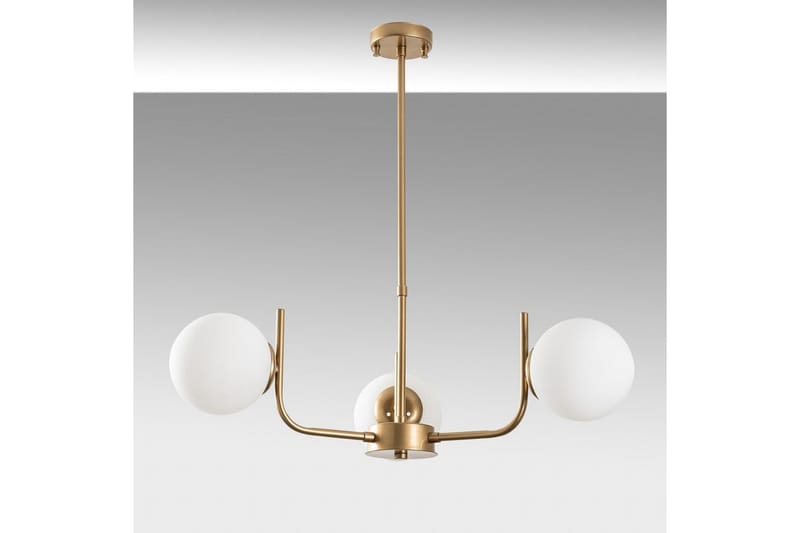 Taklampe Gevir Gull - Gull - Belysning - Innendørsbelysning & Lamper - Taklampe - Pendellamper & Hengelamper