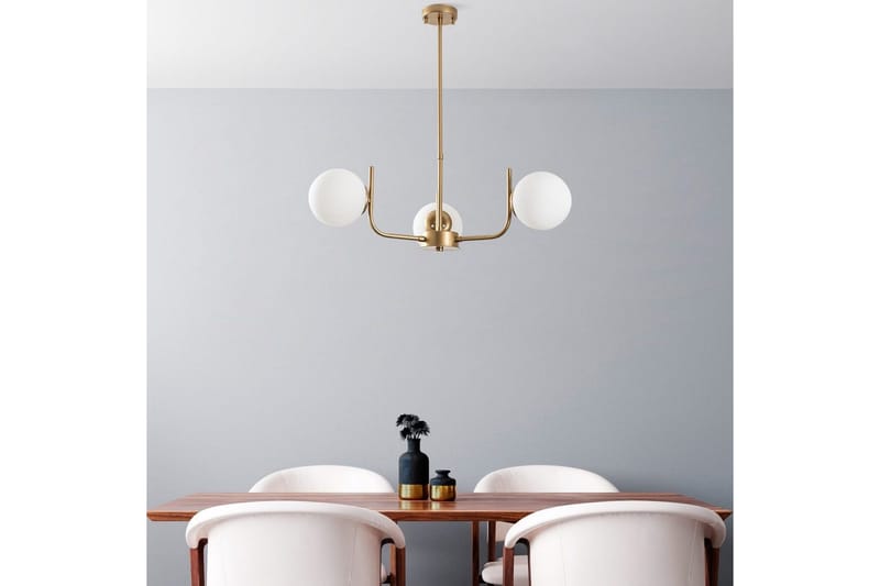 Taklampe Gevir Gull - Gull - Belysning - Innendørsbelysning & Lamper - Taklampe - Pendellamper & Hengelamper