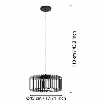 Taklampe Ginestrone - 45 cm - Belysning - Innendørsbelysning & Lamper - Taklampe - Pendellamper & Hengelamper