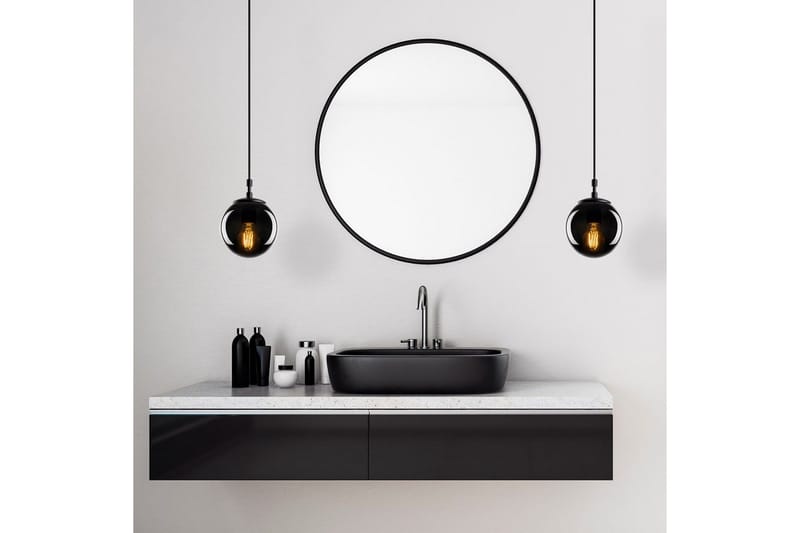 Taklampe Giuseppe Svart / Røyk - Svart / Røyk - Belysning - Innendørsbelysning & Lamper - Taklampe - Pendellamper & Hengelamper