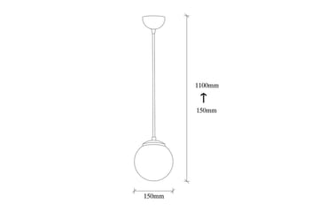 Taklampe Giuseppe Svart / Røyk - Svart / Røyk - Belysning - Innendørsbelysning & Lamper - Taklampe - Pendellamper & Hengelamper