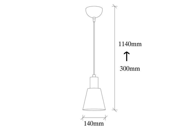 Taklampe Gullis svart / nikkel - Svart - Belysning - Innendørsbelysning & Lamper - Taklampe - Pendellamper & Hengelamper