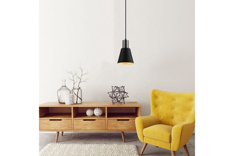 Taklampe Gullis svart / nikkel - Svart - Belysning - Innendørsbelysning & Lamper - Taklampe - Pendellamper & Hengelamper