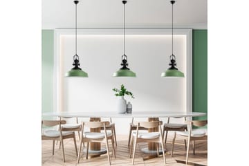 Taklampe Håndverk Grønn - Grønn - Belysning - Innendørsbelysning & Lamper - Taklampe - Pendellamper & Hengelamper