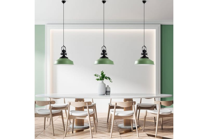 Taklampe Håndverk Grønn - Grønn - Belysning - Innendørsbelysning & Lamper - Taklampe - Pendellamper & Hengelamper