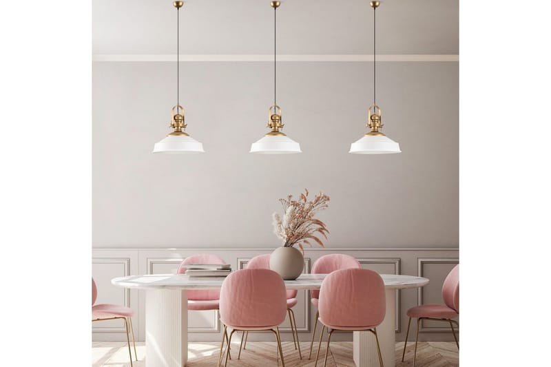 Taklampe Håndverk Hvit - Hvit - Belysning - Innendørsbelysning & Lamper - Taklampe - Pendellamper & Hengelamper