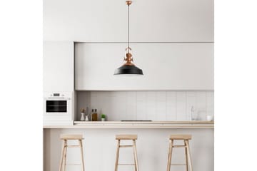 Taklampe Håndverk Svart - Svart - Belysning - Innendørsbelysning & Lamper - Taklampe - Pendellamper & Hengelamper