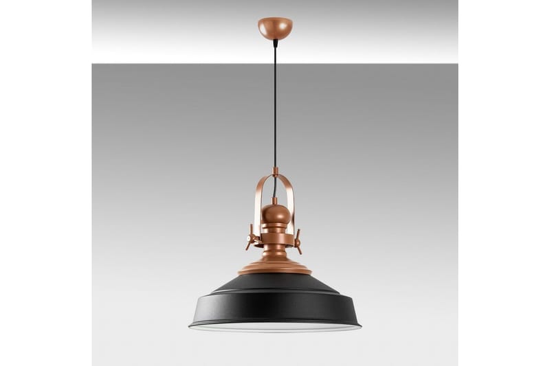 Taklampe Håndverk Svart - Svart - Belysning - Innendørsbelysning & Lamper - Taklampe - Pendellamper & Hengelamper