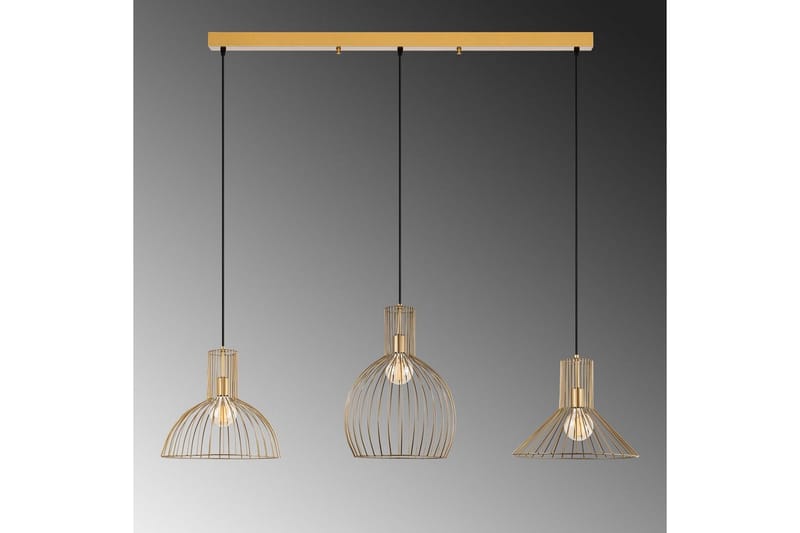 Taklampe Halven Gull - Gull - Belysning - Innendørsbelysning & Lamper - Taklampe - Pendellamper & Hengelamper