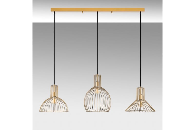 Taklampe Halven Gull - Gull - Belysning - Innendørsbelysning & Lamper - Taklampe - Pendellamper & Hengelamper