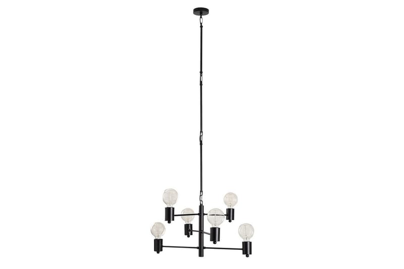 Taklampe Hexaia Opp Svart - Svart - Belysning - Innendørsbelysning & Lamper - Taklampe - Pendellamper & Hengelamper
