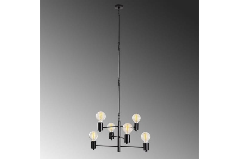 Taklampe Hexaia Opp Svart - Svart - Belysning - Innendørsbelysning & Lamper - Taklampe - Pendellamper & Hengelamper