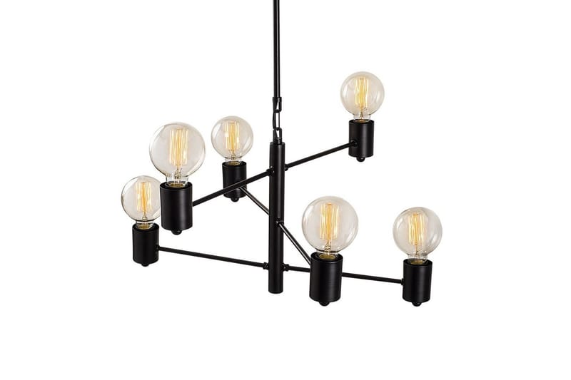 Taklampe Hexaia Opp Svart - Svart - Belysning - Innendørsbelysning & Lamper - Taklampe - Pendellamper & Hengelamper