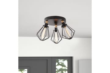 Taklampe Hillmere Svart / Gull - Gull/Svart - Belysning - Innendørsbelysning & Lamper - Taklampe - Plafondlampe