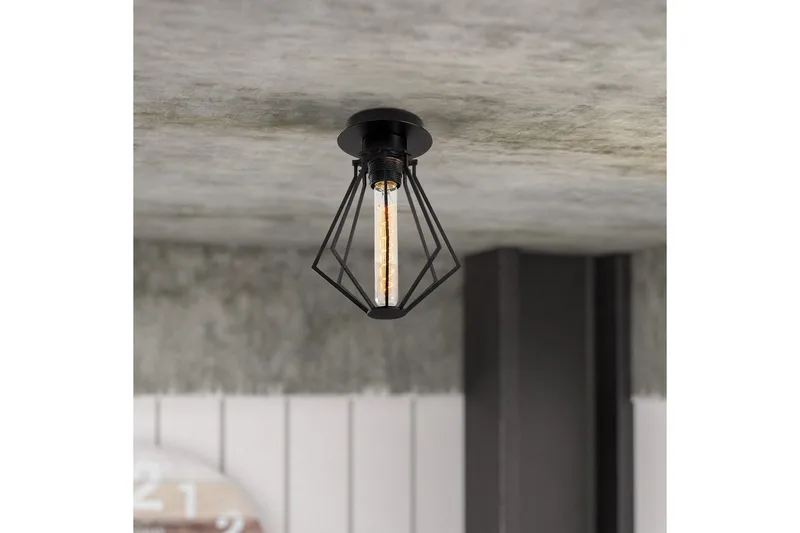 Taklampe Hillmere Svart - Svart - Belysning - Innendørsbelysning & Lamper - Taklampe - Pendellamper & Hengelamper