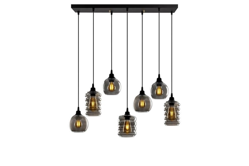 Taklampe Ilena Fume - Antrasitt - Belysning - Innendørsbelysning & Lamper - Taklampe - Pendellamper & Hengelamper