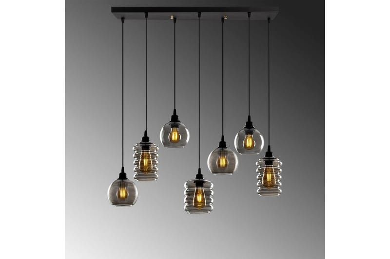 Taklampe Ilena Fume - Antrasitt - Belysning - Innendørsbelysning & Lamper - Taklampe - Pendellamper & Hengelamper