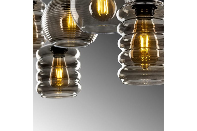 Taklampe Ilena Fume - Antrasitt - Belysning - Innendørsbelysning & Lamper - Taklampe - Pendellamper & Hengelamper
