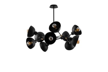 Taklampe Ilmare Moonza Svart - Svart - Belysning - Innendørsbelysning & Lamper - Taklampe - Pendellamper & Hengelamper
