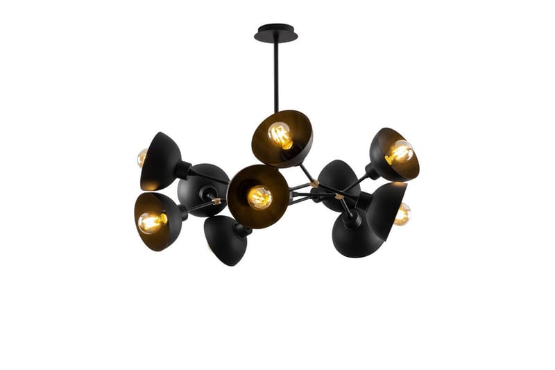 Taklampe Ilmare Moonza Svart - Svart - Belysning - Innendørsbelysning & Lamper - Taklampe - Pendellamper & Hengelamper