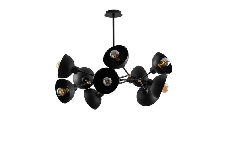 Taklampe Ilmare Moonza Svart - Svart - Belysning - Innendørsbelysning & Lamper - Taklampe - Pendellamper & Hengelamper