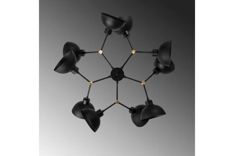 Taklampe Ilmare Moonza Svart - Svart - Belysning - Innendørsbelysning & Lamper - Taklampe - Pendellamper & Hengelamper