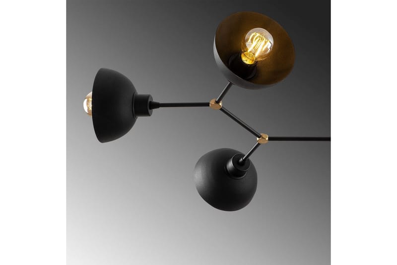 Taklampe Ilmare Svart - Svart - Belysning - Innendørsbelysning & Lamper - Taklampe - Pendellamper & Hengelamper