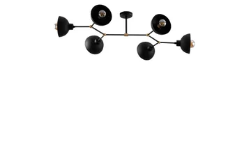 Taklampe Ilmare Svart - Svart - Belysning - Innendørsbelysning & Lamper - Taklampe - Krystallkrone & takkrone