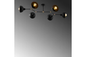 Taklampe Ilmare Svart - Svart - Belysning - Innendørsbelysning & Lamper - Taklampe - Krystallkrone & takkrone