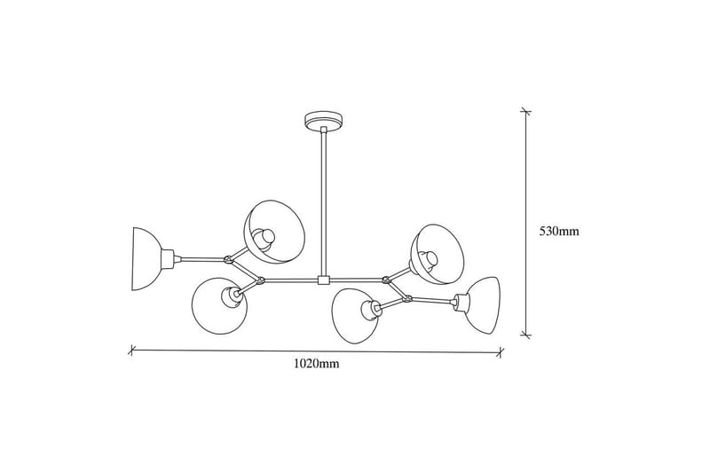 Taklampe Ilmaremore Vintage - Multifarget - Belysning - Innendørsbelysning & Lamper - Taklampe - Pendellamper & Hengelamper
