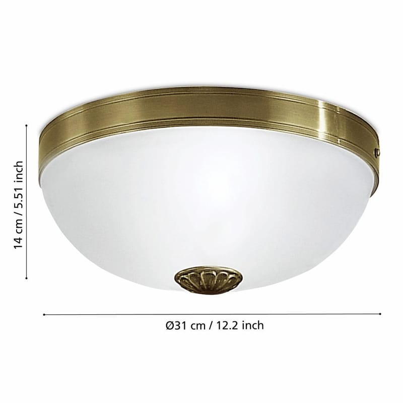 Taklampe Imperial - 31 cm - Belysning - Innendørsbelysning & Lamper - Taklampe - Plafondlampe