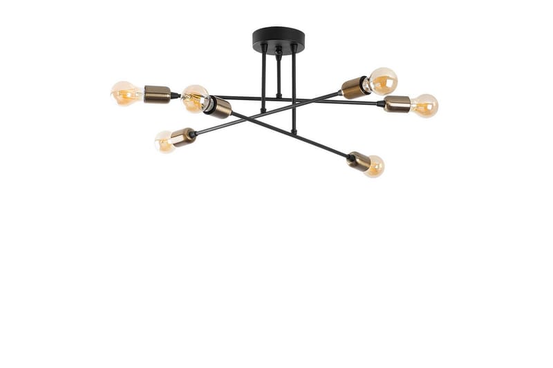 Taklampe Jandor Svart - Svart - Belysning - Innendørsbelysning & Lamper - Taklampe - Pendellamper & Hengelamper