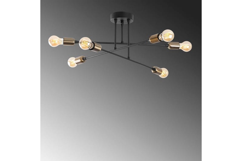 Taklampe Jandor Svart - Svart - Belysning - Innendørsbelysning & Lamper - Taklampe - Pendellamper & Hengelamper