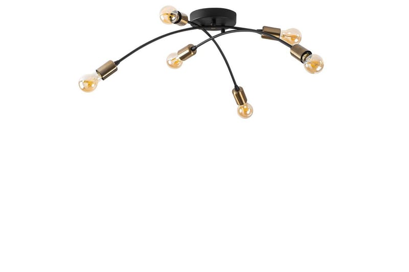 Taklampe Jano Svart / Vintage - Svart / Vintage - Belysning - Innendørsbelysning & Lamper - Taklampe - Plafondlampe