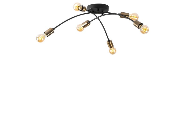 Taklampe Jano Svart / Vintage - Svart / Vintage - Belysning - Innendørsbelysning & Lamper - Taklampe - Plafondlampe