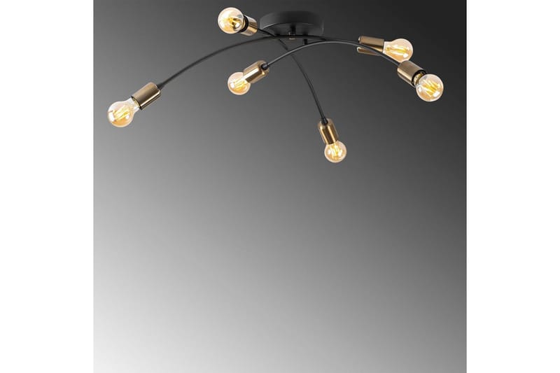 Taklampe Jano Svart / Vintage - Svart / Vintage - Belysning - Innendørsbelysning & Lamper - Taklampe - Plafondlampe
