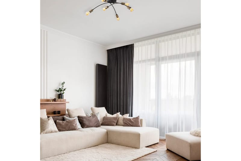 Taklampe Jano Svart / Vintage - Svart / Vintage - Belysning - Innendørsbelysning & Lamper - Taklampe - Plafondlampe