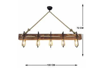 Taklampe Kalldrun Valnøtt - Valnøtt - Belysning - Innendørsbelysning & Lamper - Taklampe - Pendellamper & Hengelamper