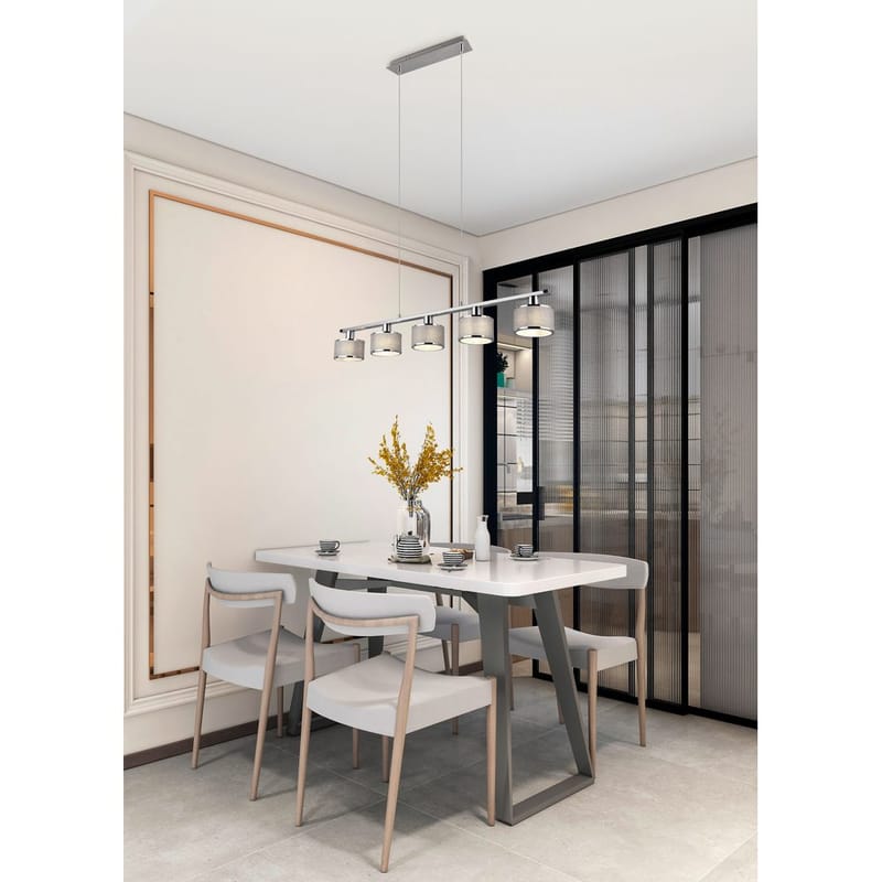 Taklampe Kaprun - 5 lamper - Belysning - Innendørsbelysning & Lamper - Taklampe - Pendellamper & Hengelamper