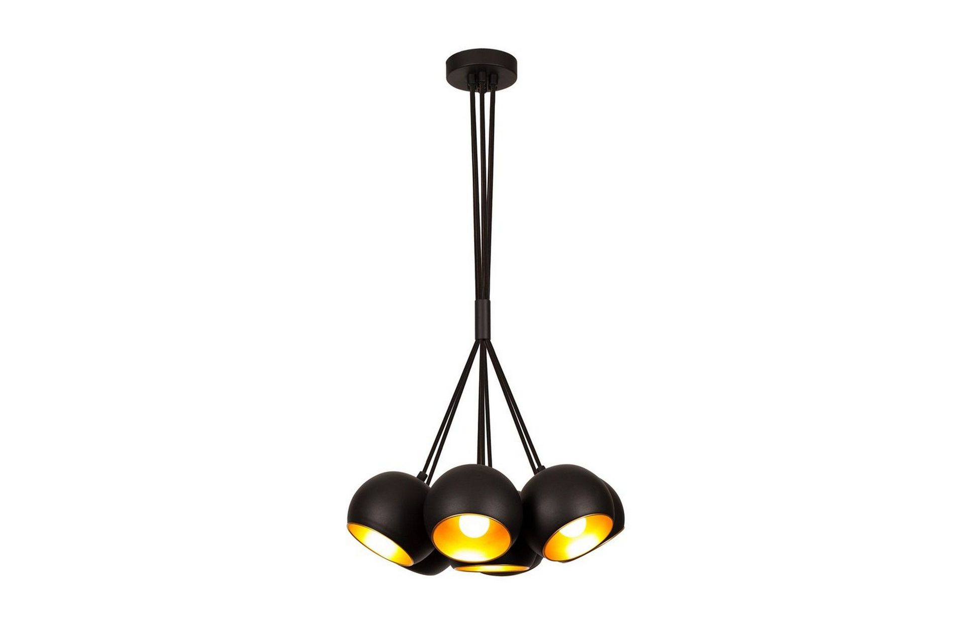 Taklampe Kelorn Svart / Gull - Gull/Svart