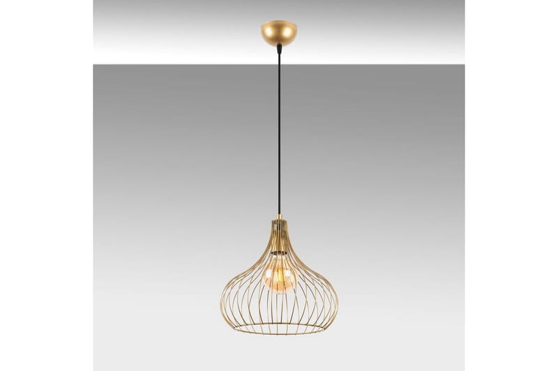 Taklampe Kiron Skinnende Gull - Skinnende Gull - Belysning - Innendørsbelysning & Lamper - Taklampe - Pendellamper & Hengelamper